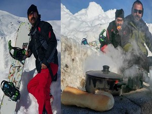 Hakkari'de kayak ve piknik keyfi!