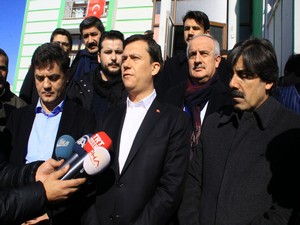 Bağışlı'da Ak Parti heyetine görkemli karşılama!