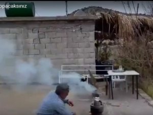 Bu vatandaş rüzgarlı havanın azizliğine uğradı!