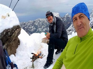 Sınır boylarını buz kesti!