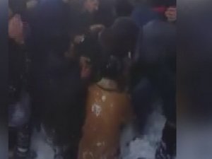 Avlanırken çığ altında kaldı!