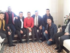 Başkan Arslan'dan evi yanan Güler ailesine ziyaret!