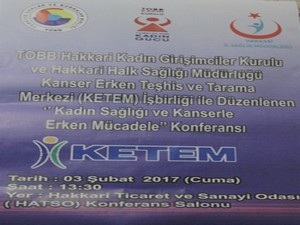 Kadın sağlığı ve kanserle erken mücadele konferansına davet