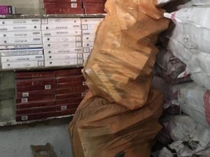 Yüksekova'da 77 bin 500 paket sigara ele geçirildi