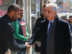 Vali Toprak'tan esnafa ziyaret!