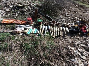 Hakkari Oğul köyü kırsalında sığınak bulundu!