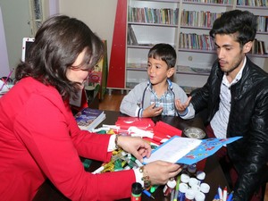 Minik öğrencilere kitap ve kütüphane tanıtıldı!