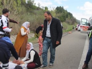 Düğün dönüşü kaza: 1 ölü, 6 yaralı!