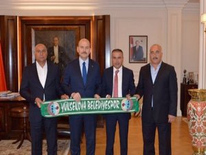 Yüksekova Belediyespor'dan Soylu'ya ziyaret!