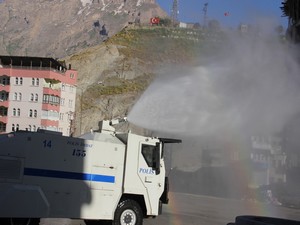 Hakkari Belediyesine TOMA’lı destek!