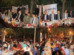 VEDAŞ’ın iftar yemeğine protokol tam kadro katıldı!