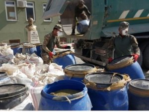 4 ton 710 kilogram esrar maddesi ele geçirildi