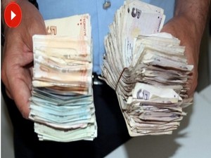 75'lik dilenciden 7 bin lira çıktı!