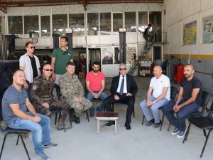 Vali Toprak sanayi sitesini ziyaret etti!