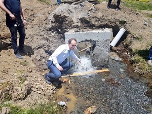 Başkan Epcim:3 bin rakımdaki çalışmaları denetledi