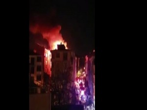 İstanbulda korkutan yangın