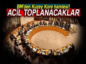 BM Güvenlik Konseyi, Kuzey Kore için acil toplanacak