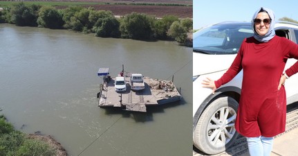 Araçlarını 1,5 asırdır nehirde salla taşıyorlar!