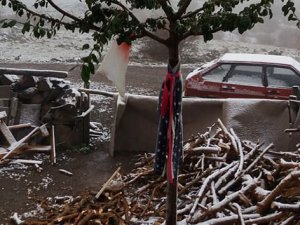 Ankara'nın kuzeyine yılın ilk karı yağdı!