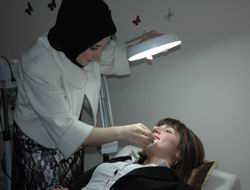 Dolunay güzellik salonu hizmete açıldı