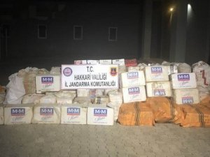 37 bin 500 paket kaçak sigara ele geçirildi