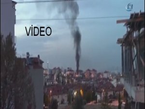 Denizli'de petrol istasyonunda patlama