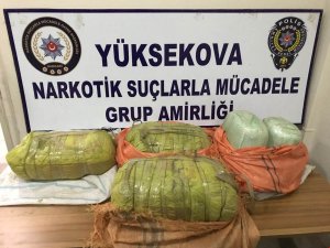 Hakkari il genelinde 30 kilo 036 gram esrar ele geçirildi