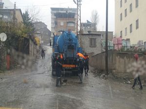 Hakkari belediyesinin kış mesaisi başladı!