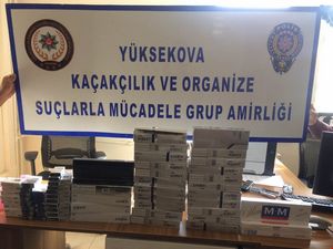 Hakkari il genelinde kaçakçılık operasyonu