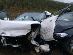 Otobanda korkutan kaza