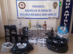 Hakkari il genelinde kaçakçılık operasyonu!