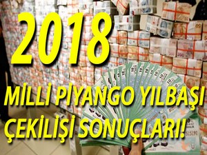 2018 Milli Piyango Yılbaşı sonuçları