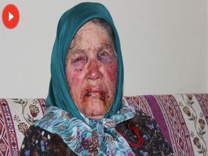 Yaşlı kadın öldüresiye dövüldü!