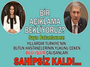Bilgi işlem çalışanları ne olacak!