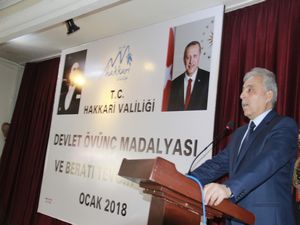 Devlet Övünç Madalyası ve Beratı Tevcih Töreni