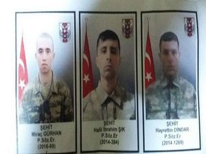 Hakkari’de şehit askerler için tören düzenlendi