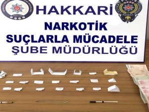 Hakkari’de uyuşturucu operasyonu