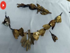 2 bin 200 yıllık tarihi taç ele geçirildi