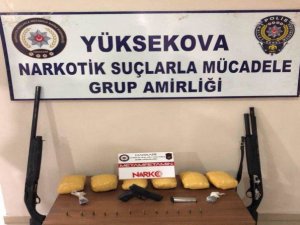 Yüksekova'da uyuşturucu operasyonu