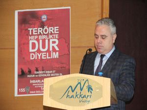 Hakkari'de teröre dur diyelim semineri düzenlendi