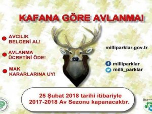 Av yasağı başladı!