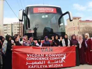 'Vicdan Konvoyu' Van'dan yola çıktı