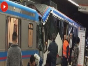 İstanbul'da tramvaylar çarpıştı