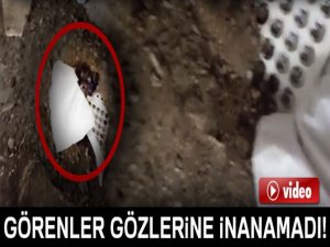 Topraktan öyle bir şey çıktı ki!