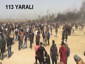 Gazze'de Filistinlilere gerçek mermilerle saldırı