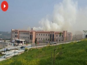 Hastanede korkutan yangın
