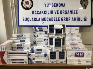 727 paket sigara, 3772 kilo nargile tütünü ele geçirildi!