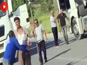 Tırpanlı tır şoförü dehşeti