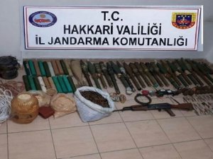 Ördekli köyü kırsalında silah ele geçirildi