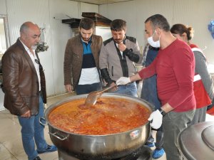 İlçedeki şantiye yemekhaneleri denetlendi